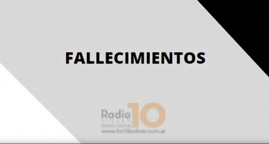 Falleció en Bolívar, Juan José Garay 