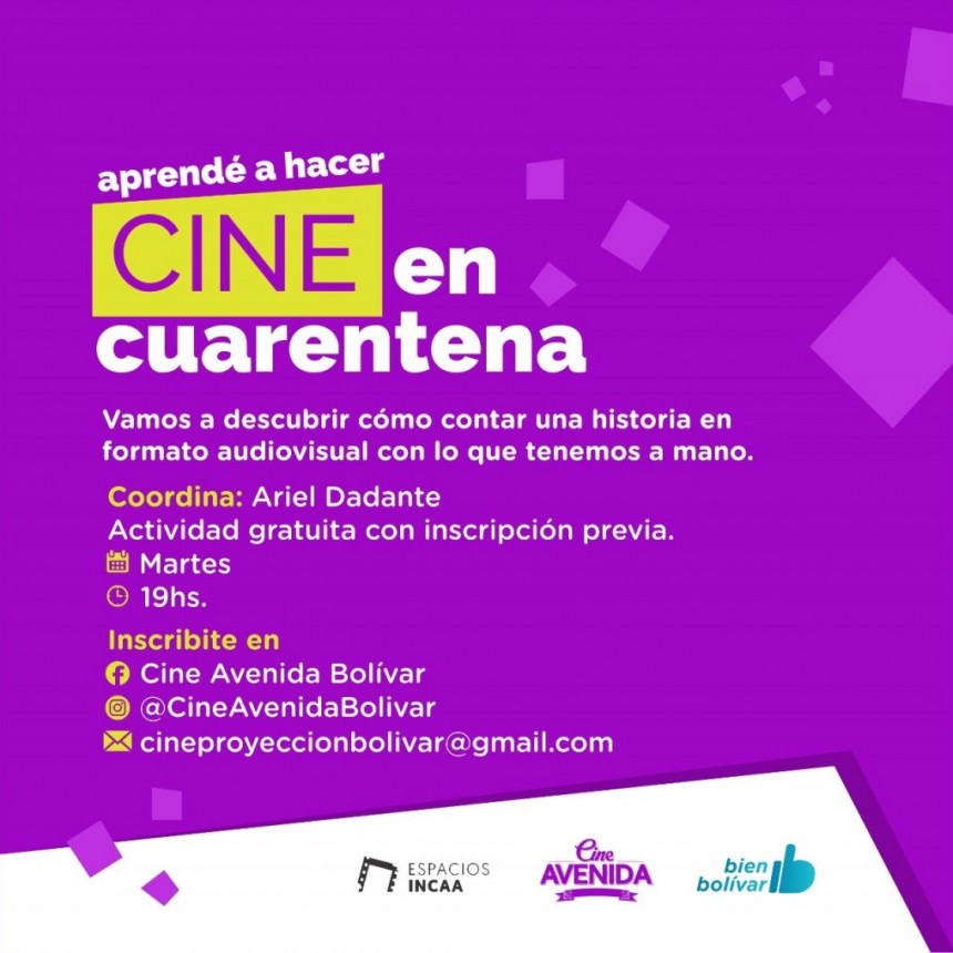 Cine en casa: El Cine avenida lanza dos propuestas virtuales que comienzan en Junio