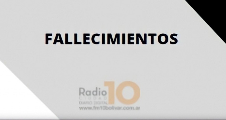 Falleció Blanca Beatríz Giambelluca viuda de Piñero 