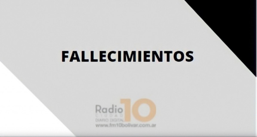 Falleció en Bolívar, Humberto Barrena 