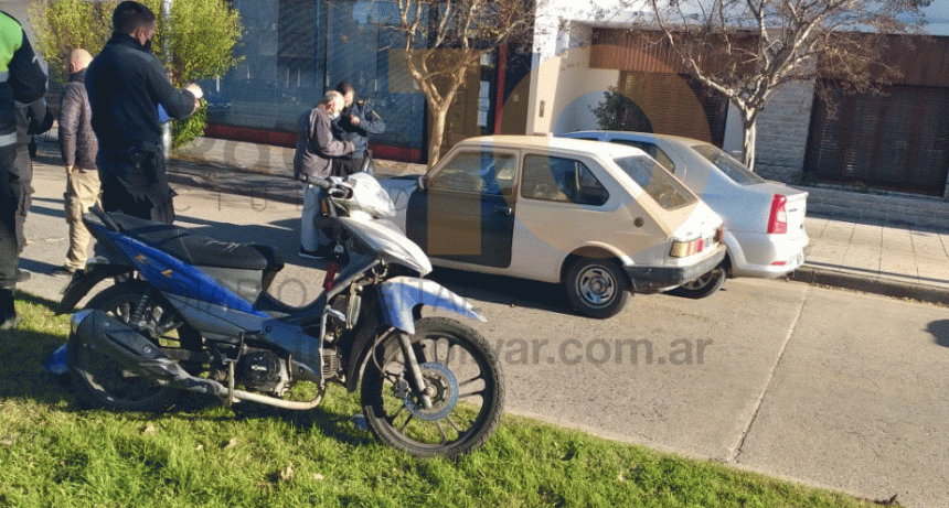 Impacto sin heridos en Avenida Lavalle