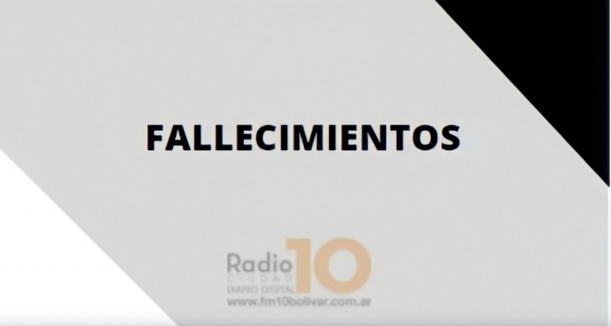 Falleció en Bolívar, Guerina Dora Breccia 