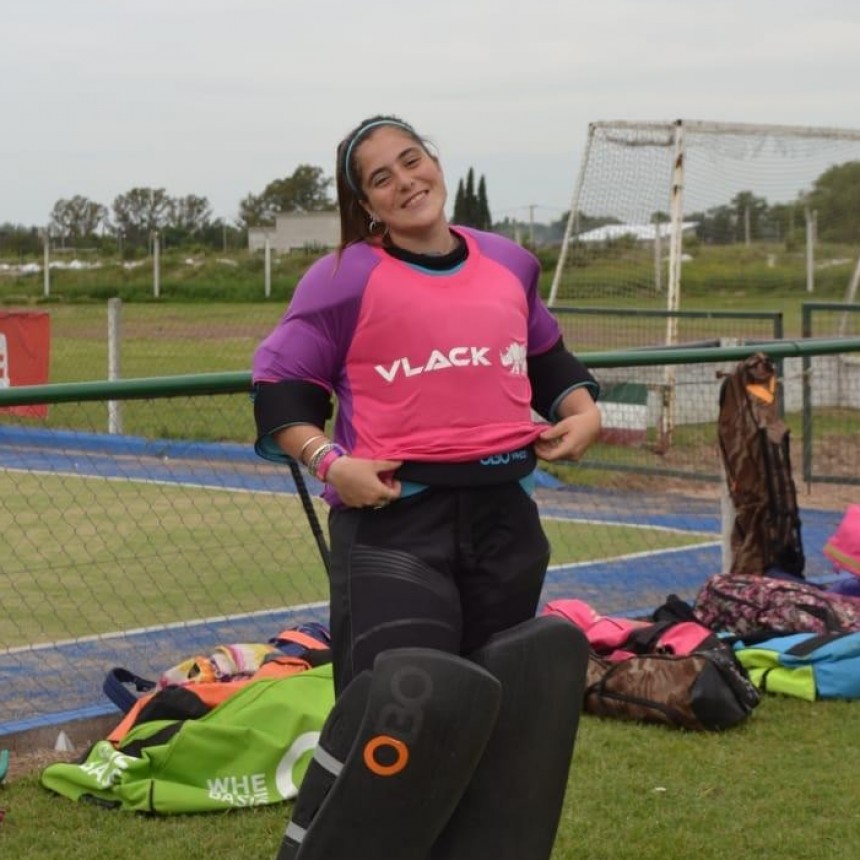 Sofía Peralta “Creí que era una buena oportunidad, y arranque a atajar. Me encantó la adrenalina que se siente en el arco”