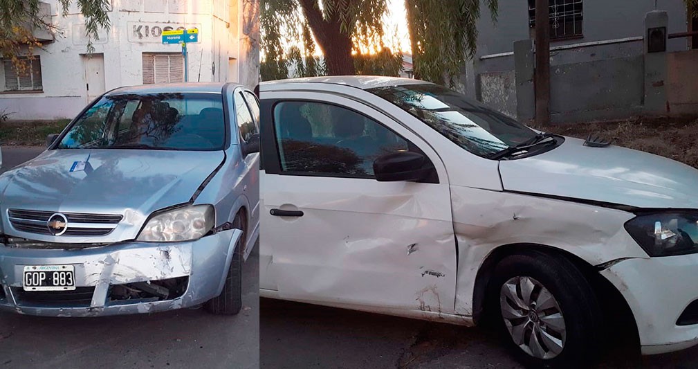 Dos vehículos impactaron en calles Moreno y Borges