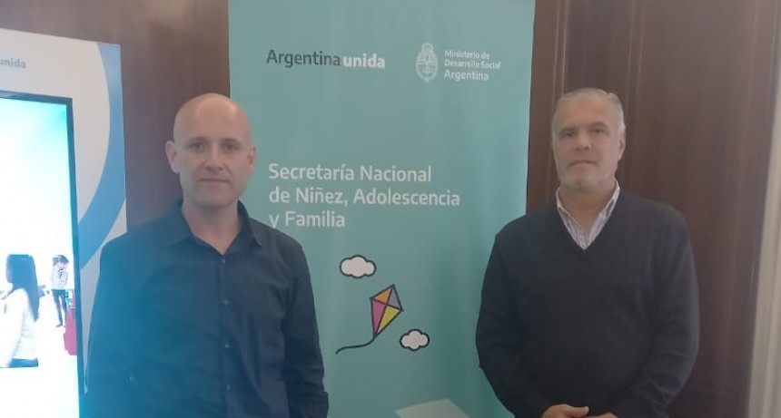 El Director de Niñez se reunió con el titular de la Secretaría Nacional de Niñez, Adolescencia y Familia