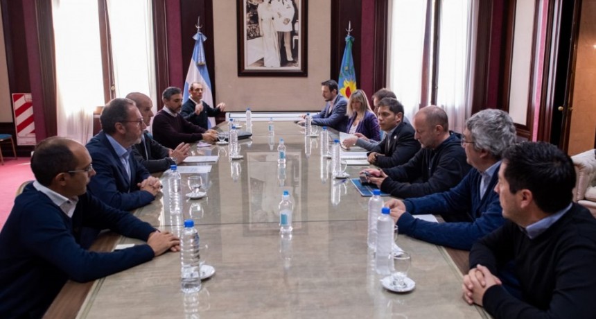 El Gobernador Kicillof se reunión con intendentes de Municipios afectados por las lluvias, y Pisano logró asistencia directa de la provincia