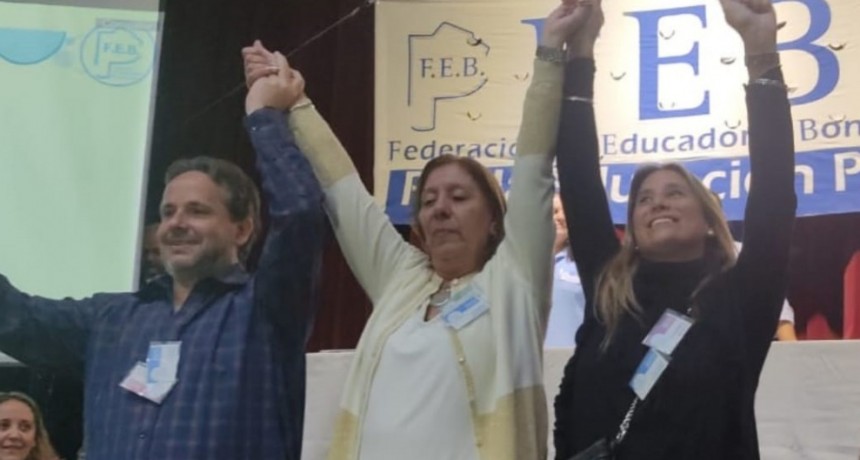 Evangelina Sierra: “Nuestro objetivo principal como el de todo sindicato docente es la defensa de los derechos de los docentes, estamos bregando por un sindicalismo en el cual no se perpetúen los cargos”,
