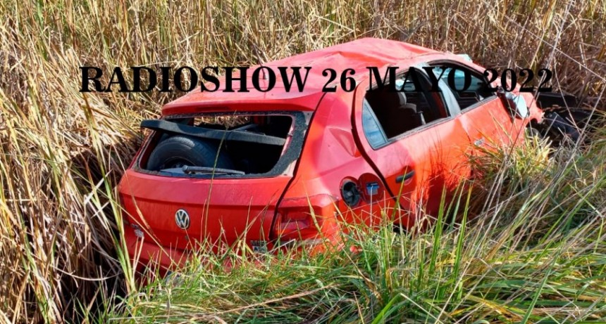 Vuelco en el camino rural que conduce a Hale