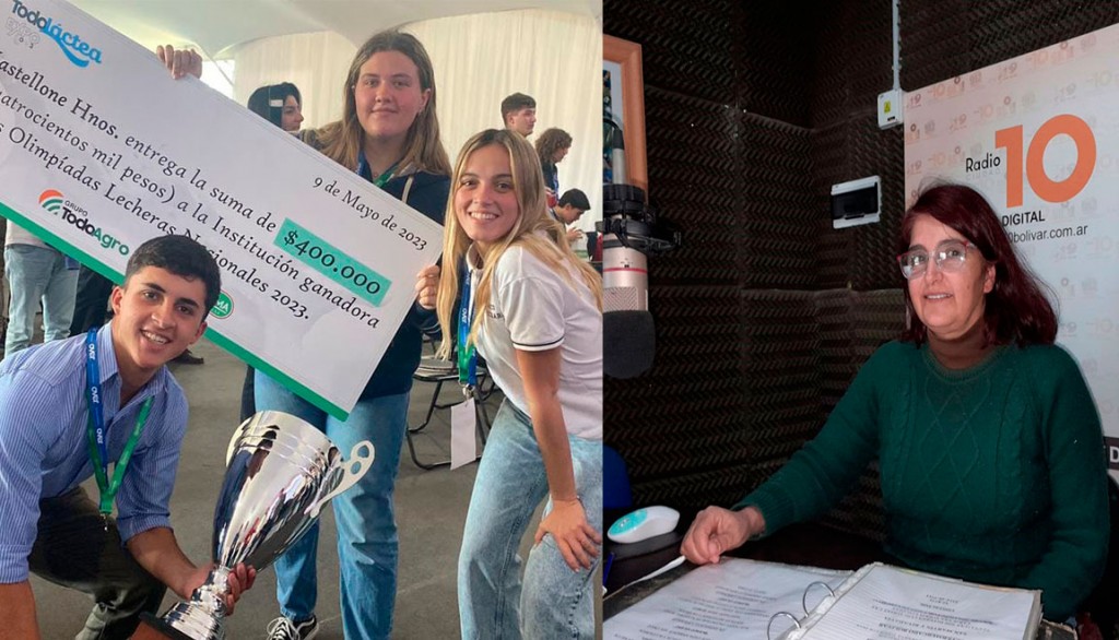Alumnos de la Escuela Salesiana Carlos María Casares de Del Valle fueron los ganadores de las Olimpíadas Lácteas de Esperanza en Santa Fe, y en FM10 hablamos con la profesora Florencia Celma