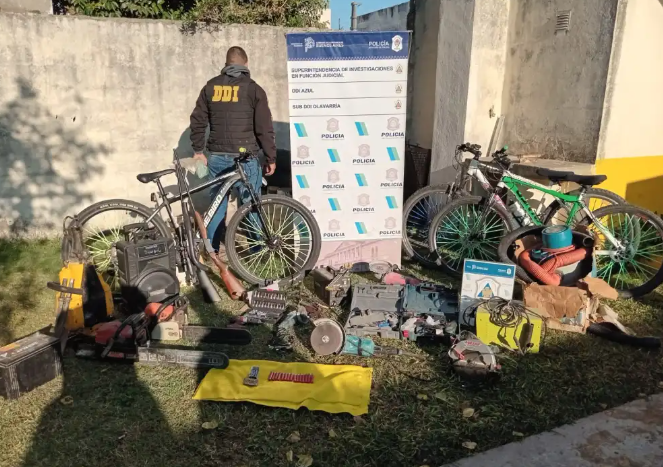 Olavarría: Encontraron una importante cantidad de herramientas y bicicletas robadas