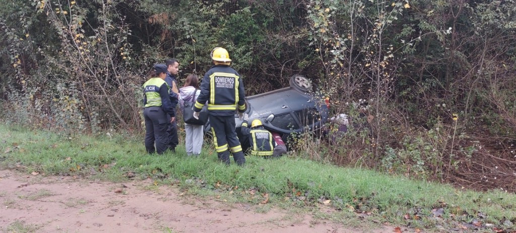 Ruta 205: Grave accidente: dos mujeres fueron trasladadas al Centro Médico Cuenca de Cañuelas