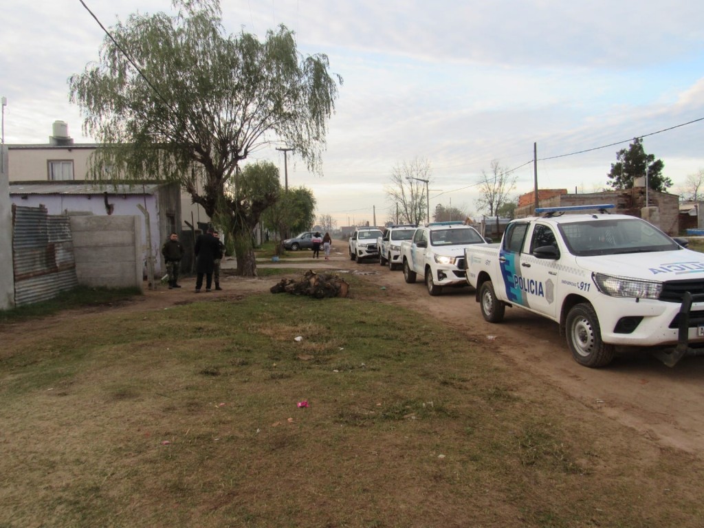 El Comando de Prevención Rural de Trenque Lauquen, realizó allanamientos en Bolívar