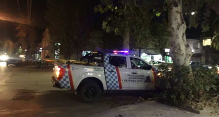 Impacto sin heridos en la esquina de Avenida Alsina y Arenales
