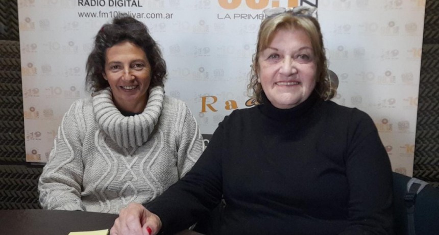 Silvia Messineo y Claudia Herrero Valtuille visitaron los estudios de FM 10 y hablaron con Sandra Renna para contar la invitación que hacen a la comunidad a viajar este domingo