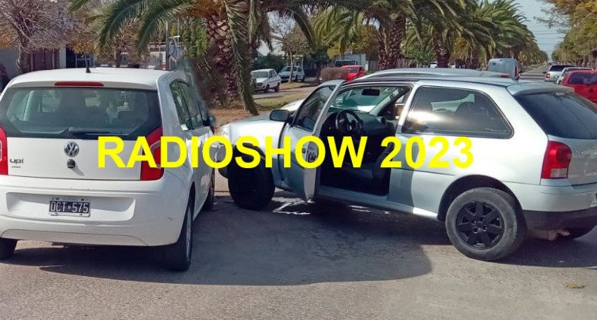 Se registró una colisión en avenidas Belgrano y 9 de Julio