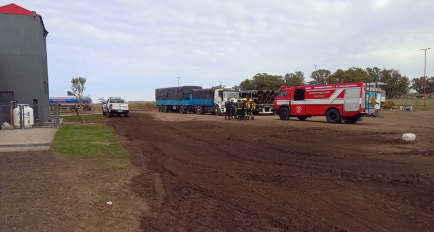 Se movilizó el Sistema Emergente ante la falta de respuesta de un transportista que había pernoctado en una Estación de Servicios de Bolívar, sobre ruta provincial 65