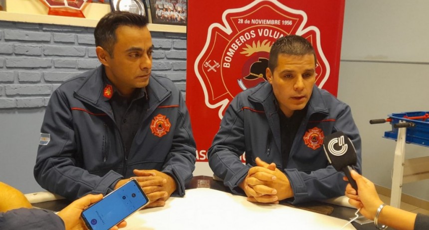 Bomberos Voluntarios difundió medidas preventivas ante la imninente ola de frío y el riesgo que significa el Monóxido de Carbono