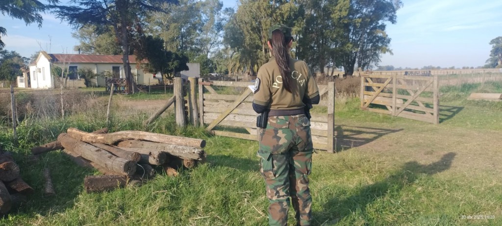 Informe Oficial Patrulla Rural: Un vecino de Pirovano denunció faltante de varios elementos de un predio rural