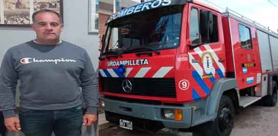 Bomberos Voluntarios de Urdampilleta trabajó este sábado, para extinguir el fuego en una vivienda, en FM 10 hablamos con Javier Carona, Jede del Cuerpo Activo