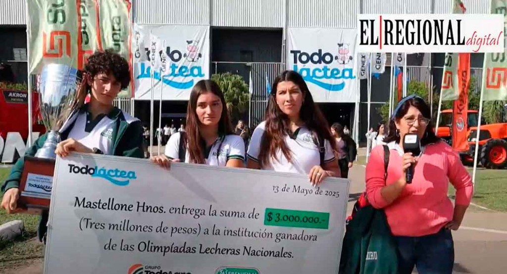 Todo Lactea 2025: Alumnos de la Escuela Salesiana Del Valle ganaron las Olimpiadas Lecheras Nacionales