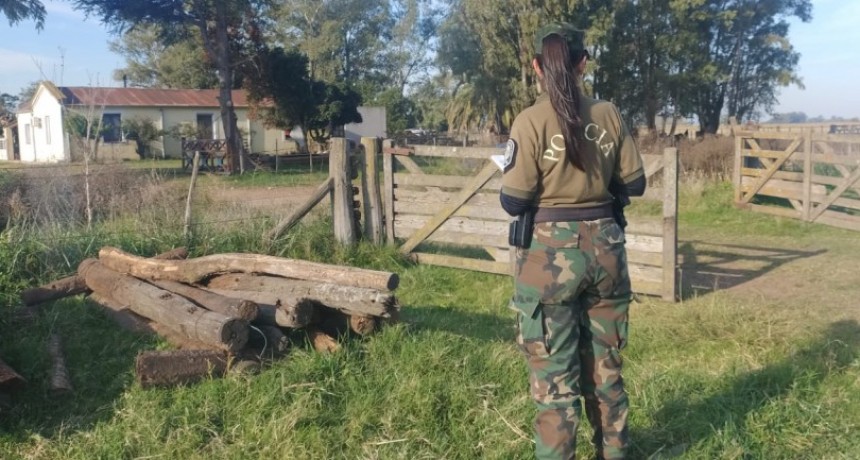 Informe Oficial Patrulla Rural: Un vecino de Pirovano denunció faltante de varios elementos de un predio rural