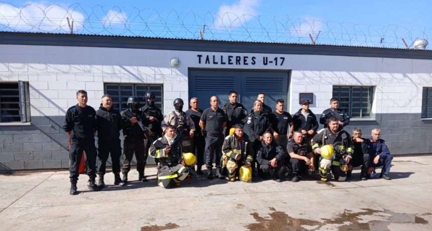 Prevención de emergencias: Se realizó el primer simulacro de incendio anual en dos cárceles bonaerenses: en Urdampilleta y Sierra Chica