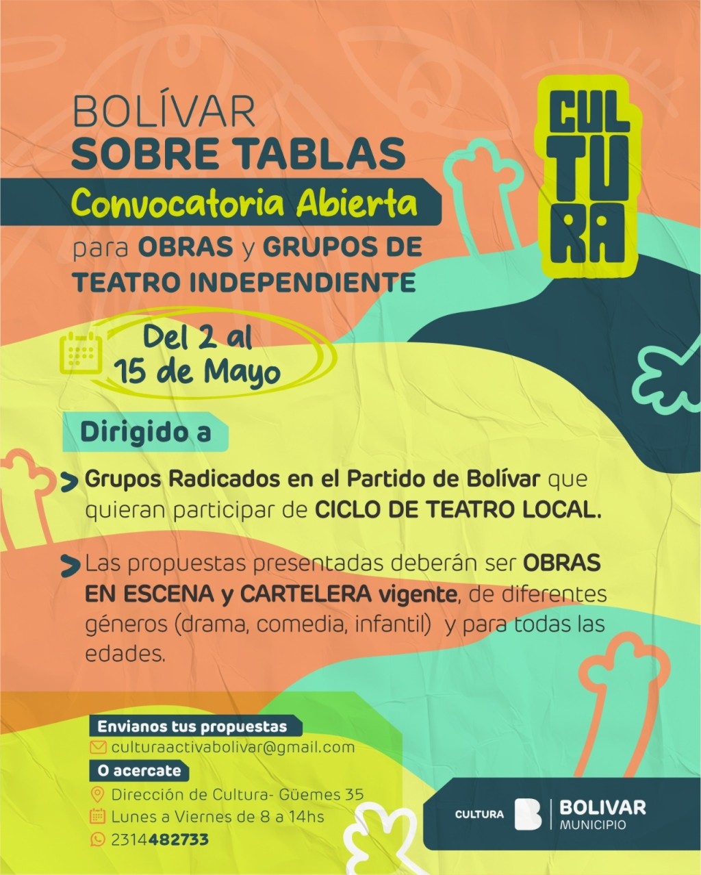 &ldquo;Bol&iacute;var sobre Tablas&rdquo;: convocatoria abierta para el ciclo de Teatro Local