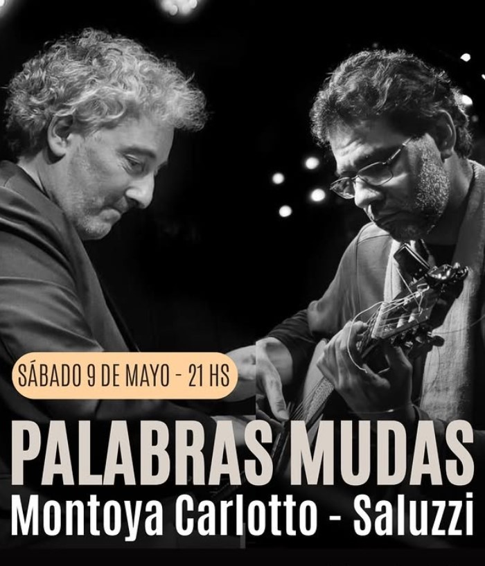 Ignacio Montoya Carlotto: "Vamos a estar en esa hermosa sala de la Bivlioteca Rivadavia, presentando nuestro disco "Palabras Mudas" y algunas nuevas"