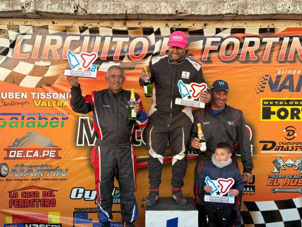 Jos&eacute; Luis Del Castillo subi&oacute; al podio en las dos finales del fin de semana