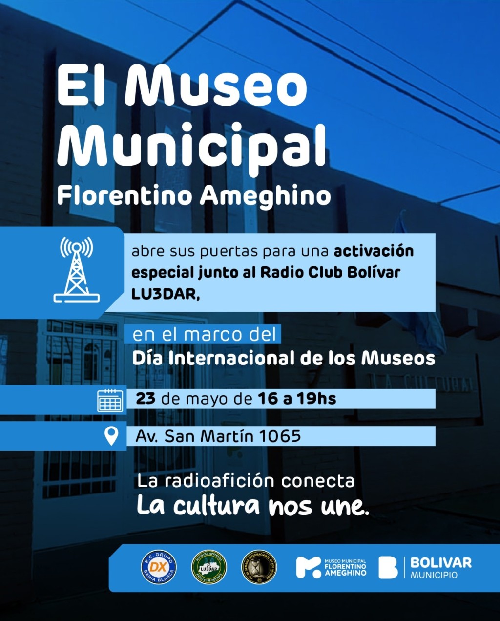 El Museo Florentino Ameghino ser&aacute; sede de una Activaci&oacute;n de Radioaficionados en el marco del "D&iacute;a Internacional de los Museos" 