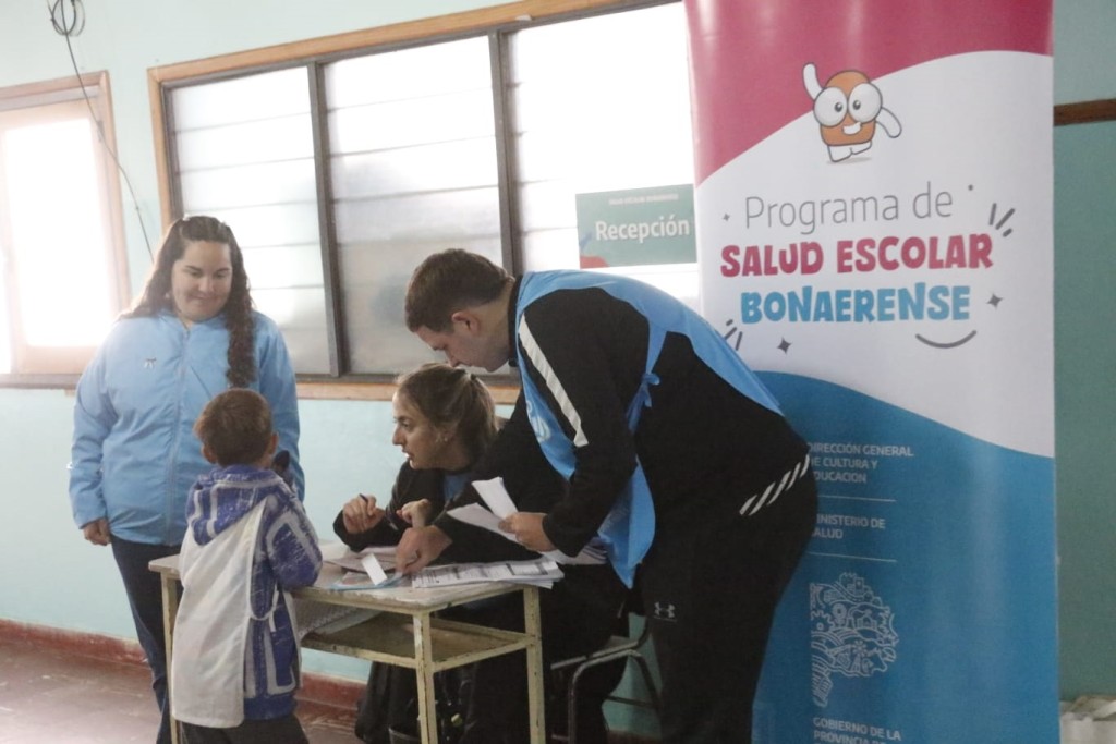 Comenz&oacute; el Programa de Salud Escolar Bonaerense en la Escuela N&ordm;40 