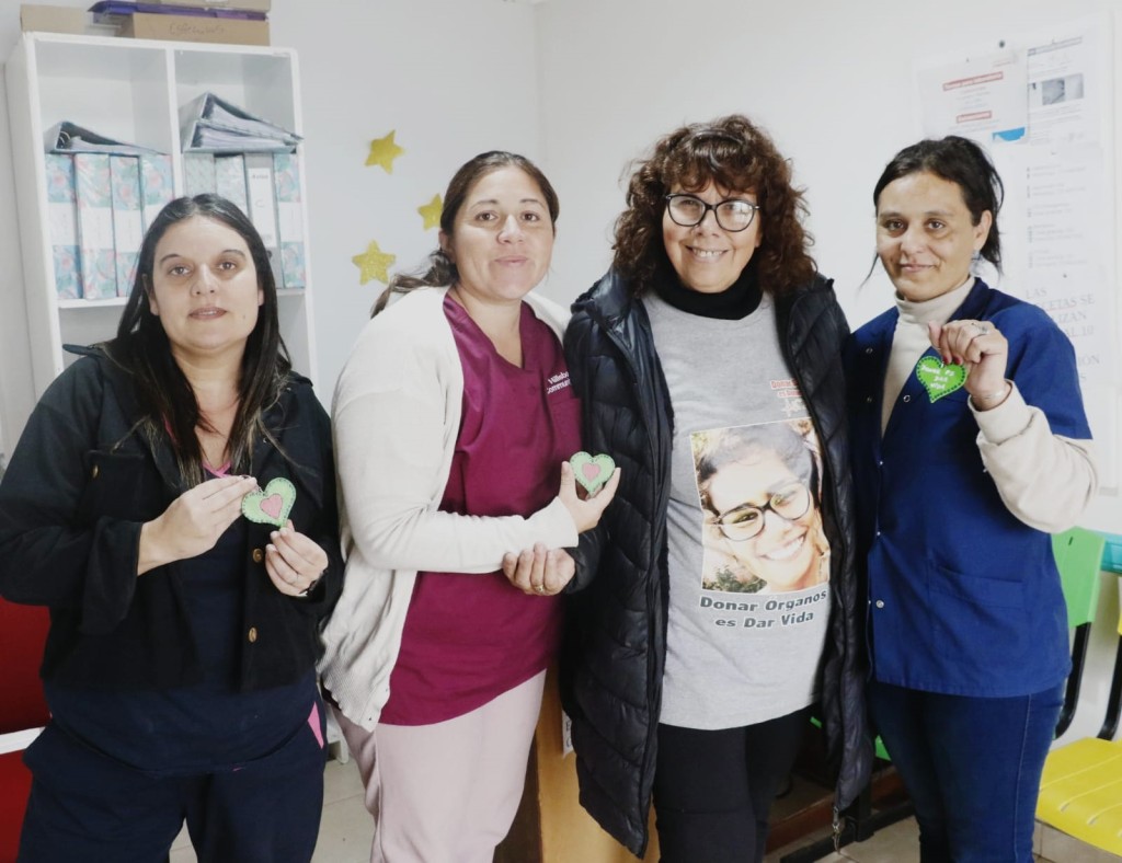 Uuna historia que sigue dando vida: Patricia Moreno recorri&oacute; los CAPS promoviendo la donaci&oacute;n de &oacute;rganos