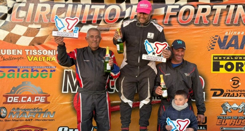Jos&eacute; Luis Del Castillo subi&oacute; al podio en las dos finales del fin de semana