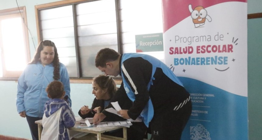 Comenz&oacute; el Programa de Salud Escolar Bonaerense en la Escuela N&ordm;40 