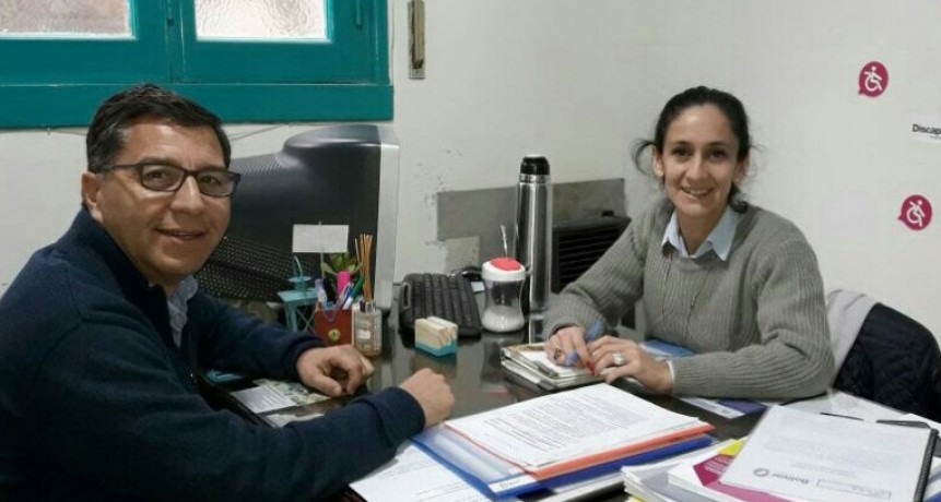 La directora de discapacidad recibi&oacute; a su par de Daireaux