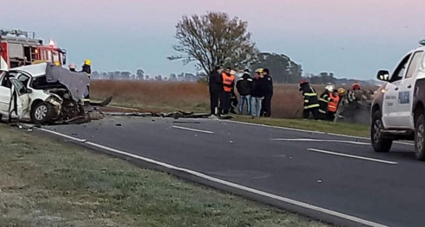 Grave accidente en Ruta 65: Se identificaron los cuatro bolivarenses fallecidos