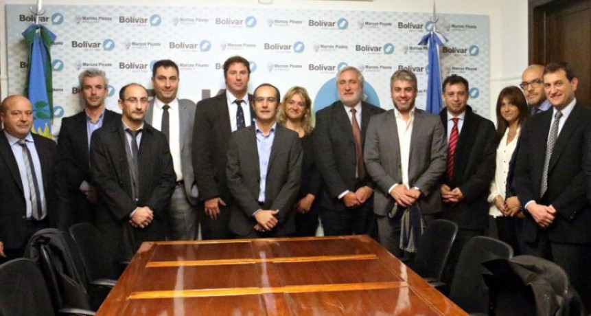 El Intendente Pisano recibi&oacute; en su despacho a Julio Conte Grand