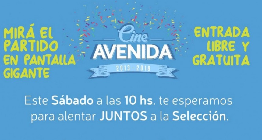 Se podr&aacute;n ver en el cine los partidos que dispute Argentina 
