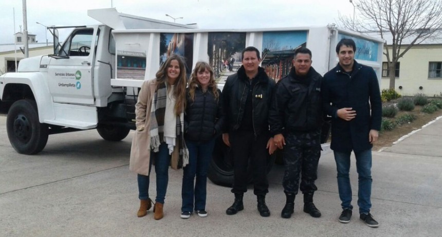 Repararon un cami&oacute;n municipal en los  talleres de la Unidad Penal N&ordm;17 de Urdampilleta
