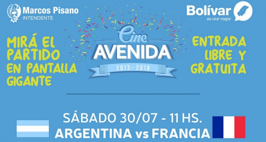 El sábado alentamos juntos a la selección en el Cine Avenida