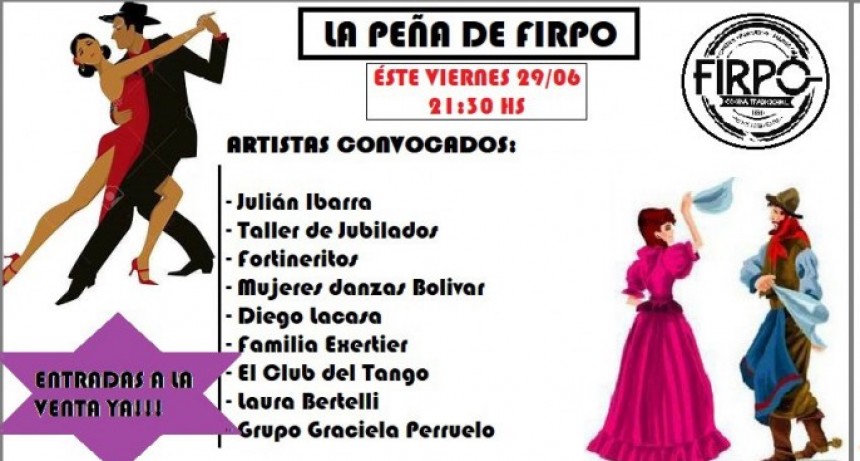 Comienza la temporada de peñas en el salón de eventos de Firpo