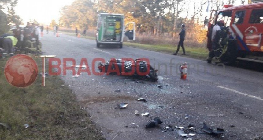 Bragado: Violento accidente fatal en ruta 46