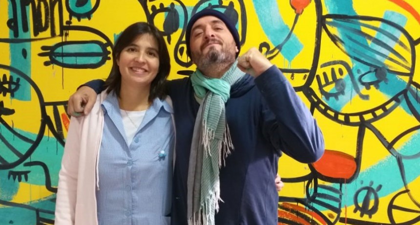 Martin Villalba lleg&oacute; con su arte al Jard&iacute;n N.&ordm; 909