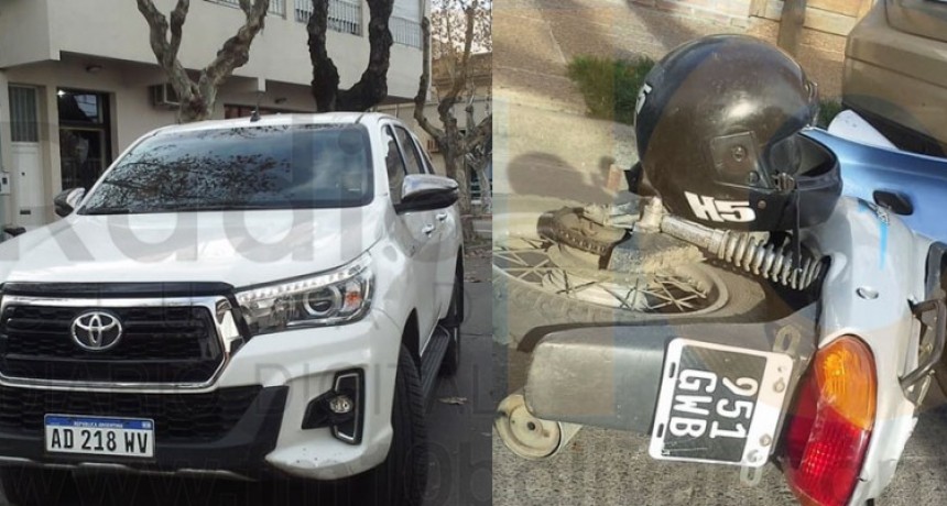 Dos personas fueron trasladadas al hospital local a modo preventivo luego de protagonizar un accidente 