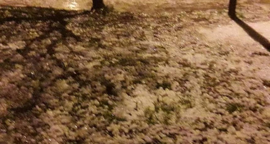Granizo y lluvias de hasta 28mm fue el saldo de la tormenta de la noche del martes 11