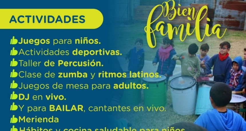 El Programa Municipal Bien Familia llega al barrio Anteo Gasparri