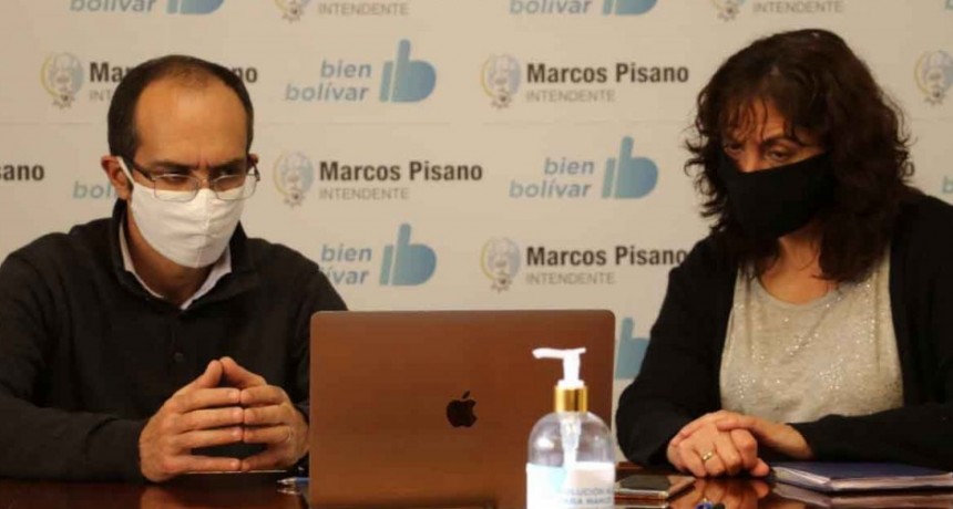 Pisano particip&oacute; de una vidoconferencia con el gobernador Kicillof