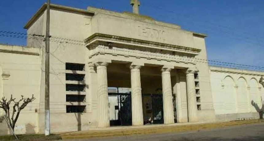 Se habilitará el funcionamiento de los cementerios en el partido de Bolívar