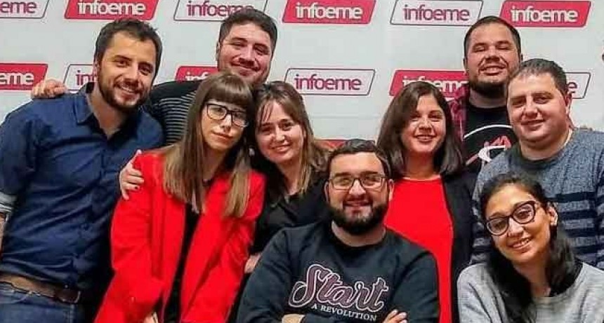 Olavarr&iacute;a; Comunicadores y periodistas de Infoeme en plan de lucha