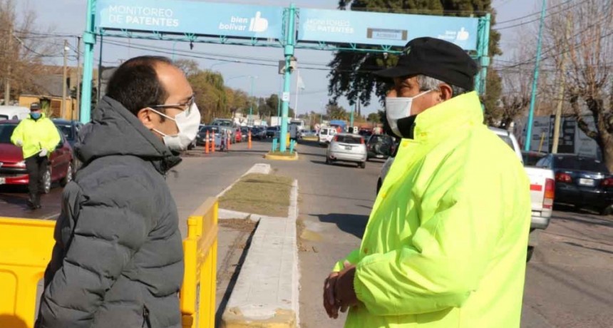 100 d&iacute;as: Pisano recorri&oacute; los puestos sanitarios de los accesos a la ciudad